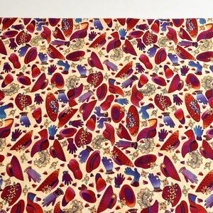 Red Hat Society Fabric Friends Forever Smith & Milligan Remnant 30.5" x 42"